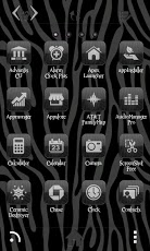 Go Launcher Themes Zebra Gloss