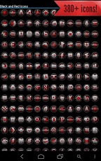 Icon Pack - Black and Red