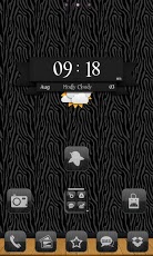 Go Launcher Themes Zebra Gloss