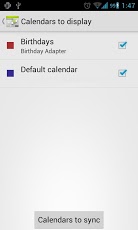 Birthday Calendar Adapter