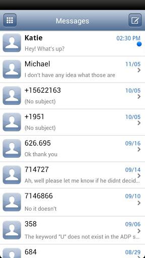 iPhone iOS6 GO SMS Theme