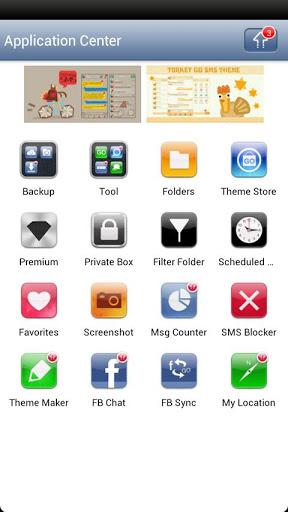 iPhone iOS6 GO SMS Theme
