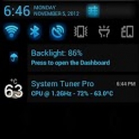 Blue Neon Cm10/CM9/AOKP Theme 1.01