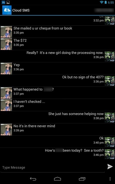 Cloud SMS - Easy Tablet SMS!
