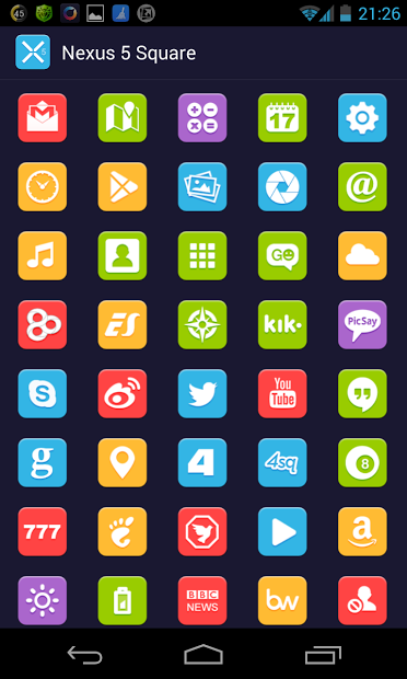 Nexus 5 Multi Launcher Theme 2