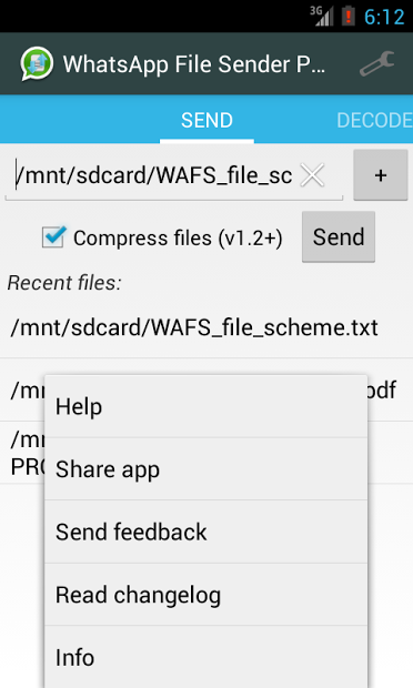 WhatsApp File Sender PRO