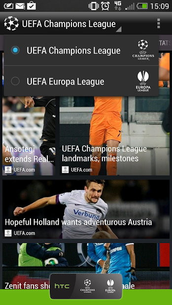 HTC FootballFeed