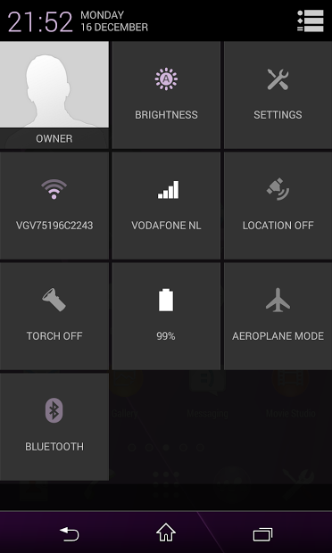 CM11 Sony XPERIA Purple theme