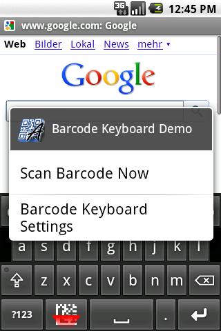 Barcodescanner Keyboard