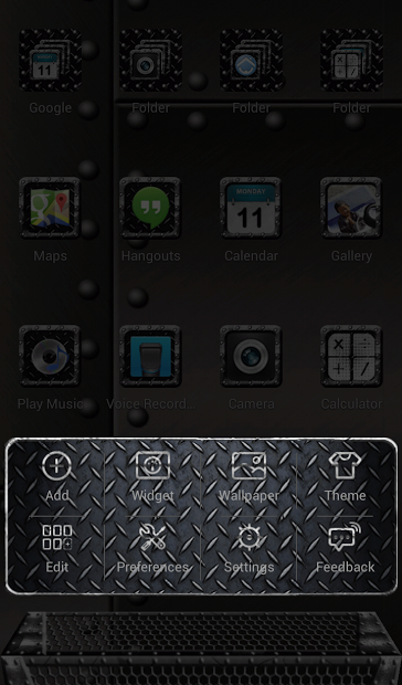 Next Launcher Theme Industrial