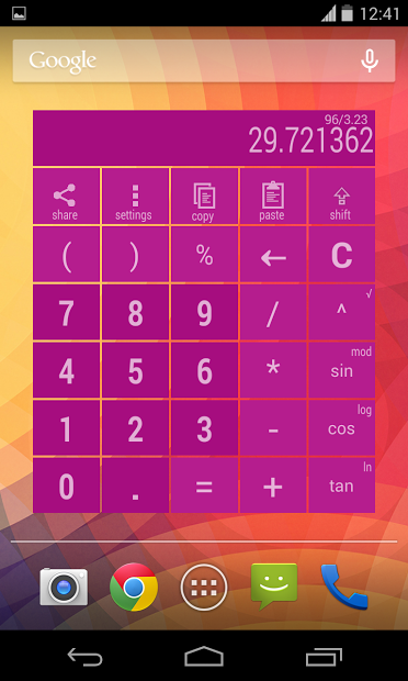 Widget Calculator PRO colorful
