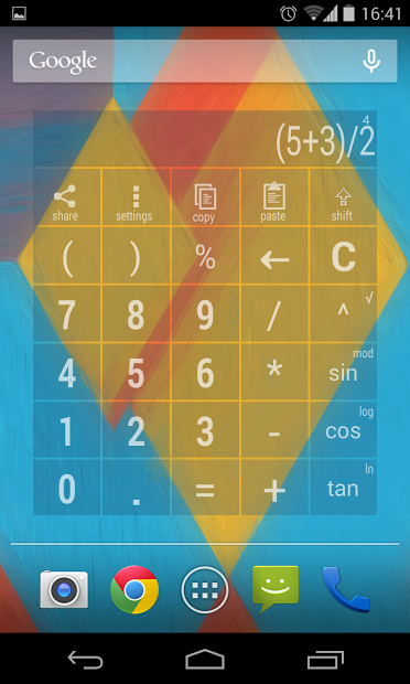 Widget Calculator PRO colorful