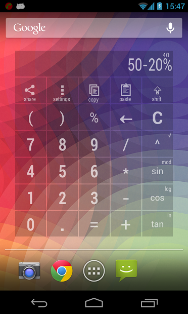 Widget Calculator PRO colorful