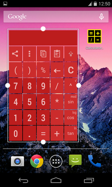 Widget Calculator PRO colorful