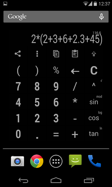 Widget Calculator PRO colorful