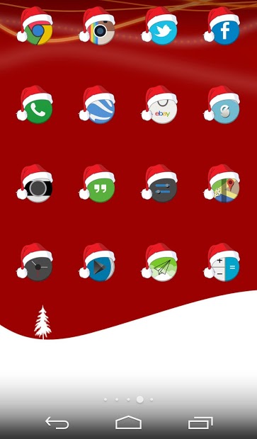 Xmas Cyrcle Icons Apex Nova